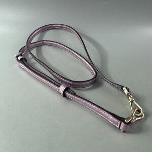 Kate Spade New York Metallic Pink Leather Adjustable Strap